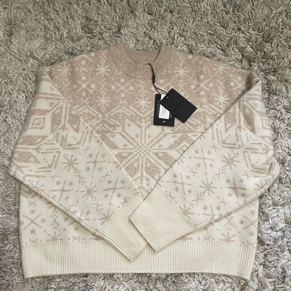 Naadam Signature Cashmere Fair Isle Sweater - Picture 2 of 4